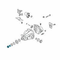 OEM Toyota Lock Nut Diagram - 41204-WAA01