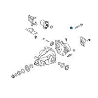 OEM 2020 Toyota GR Supra Differential Nut Diagram - 90118-WA259
