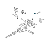 OEM Toyota GR Supra Differential Nut Diagram - 90118-WA259