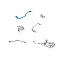 OEM 2009 Toyota Matrix Front Oxygen Sensor Diagram - 89467-02060