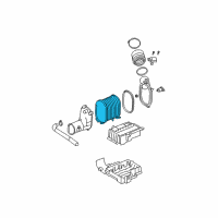 OEM 2003 Ford F-250 Super Duty Element Diagram - 4C3Z-9601-AA