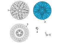 OEM 2020 Kia Cadenza Wheel Assembly-Aluminium Diagram - 52906F6720