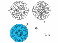 OEM 2019 Kia Sportage Wheel Assembly-Temporary Diagram - 52910C1930