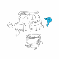 OEM 1999 Toyota 4Runner Servo Diagram - 87106-35070