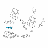 OEM 2015 Honda CR-V Heater Complete, Front Cushion Diagram - 81134-T0A-981