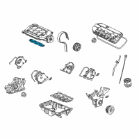 OEM 1999 Honda Odyssey Gasket, Intake Manifold Diagram - 17105-P8A-A01