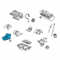 OEM Honda Odyssey Pump Assembly, Oil (Aisin) Diagram - 15100-P8F-A02
