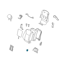 OEM 2011 Lexus LS600h Switch Assy, Power Seat Diagram - 84920-50280-C0