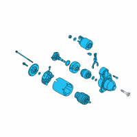 OEM Kia Sportage REMAN Starter Diagram - 361002G300RU
