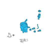 OEM Lexus HS250h Jar Assy, Windshield Washer Diagram - 85355-75011
