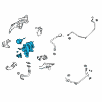 OEM Cadillac Turbocharger Diagram - 12637545