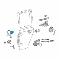 OEM Jeep Gladiator Door Diagram - 68297680AE