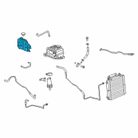 OEM 2007 GMC Sierra 1500 Classic Tank, Generator Control Module Coolant Diagram - 19117223