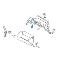 OEM 2018 Kia Cadenza Switch Assembly-Trunk Lid Diagram - 93550F6000