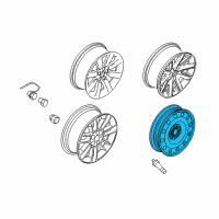 OEM 2015 Ford Flex Compact Spare Diagram - AE9Z-1007-E