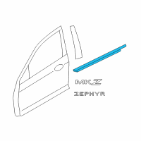 OEM 2012 Lincoln MKZ Belt Weatherstrip Diagram - 7H6Z-5421452-A