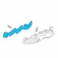 OEM Chevrolet Cruze Exhaust Manifold Gasket Diagram - 55566281