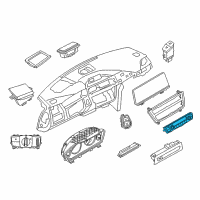 OEM 2013 BMW ActiveHybrid 3 Control Unit, Automatic Air Conditioner., High Diagram - 64-11-9-287-336