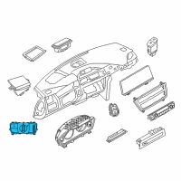 OEM 2013 BMW ActiveHybrid 3 Headlight Switch Diagram - 61-31-9-288-027