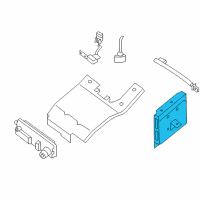 OEM 2017 Infiniti QX60 Controller Assy-Camera Diagram - 284A1-9NJ0A