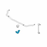 OEM 2004 Infiniti FX35 Bracket-STABILIZER Mounting Diagram - 54614-60U05