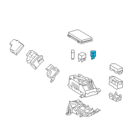 OEM 2019 Toyota Prius AWD-e Fuse Diagram - 90982-08300