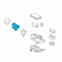 OEM 2013 Lexus GX460 Block, Engine Room Relay Diagram - 82743-60010