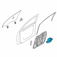 OEM Motor Assembly-Front Power Diagram - 82450D9000