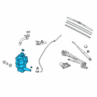 OEM 2022 Toyota Camry Washer Reservoir Diagram - 85315-06230