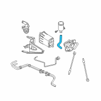 OEM 1999 Dodge Durango PCV Valve Hose Diagram - 53030897