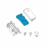 OEM 2013 Chevrolet Spark Junction Block Diagram - 95408045