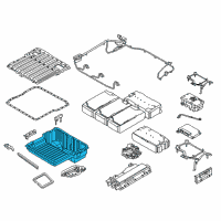 OEM BMW Housing, High-Voltage Accumulator Diagram - 61-27-8-618-861