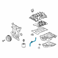 OEM Chevrolet Volt Oil Tube Diagram - 12667435