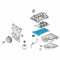 OEM 2018 Chevrolet Volt Valve Cover Gasket Diagram - 12709179