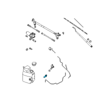 OEM 2010 Nissan Titan Sensor Assembly - Washer Tank Diagram - 28911-7S000