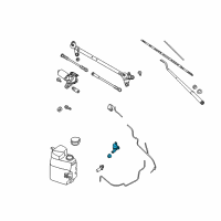 OEM 2009 Nissan Titan Pump WIPER Rear Diagram - 28920-7S200