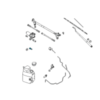 OEM 2011 Nissan Titan Screw Diagram - 01461-0006U