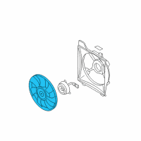 OEM Hyundai Accent Fan-Cooling Diagram - 25231-1C333