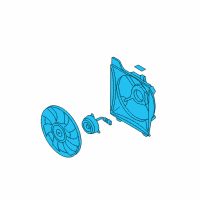 OEM Hyundai Accent Blower Assembly Diagram - 25380-1E100