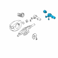 OEM 2007 Nissan Frontier Frame Assembly-Steering Lock Diagram - D8701-EA00A