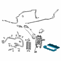 OEM Chevrolet Transmission Cooler Diagram - 84113004