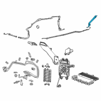 OEM Chevrolet Cooler Pipe Diagram - 84165651