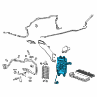 OEM 2019 Chevrolet Corvette Fan Diagram - 84128345