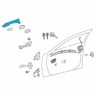 OEM 2015 Toyota Camry Handle, Outside Diagram - 69210-06110-B2