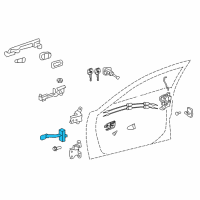 OEM 2012 Toyota Camry Door Check Diagram - 68610-06091