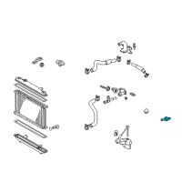 OEM Toyota Solara Temperature Switch Diagram - 89428-21010