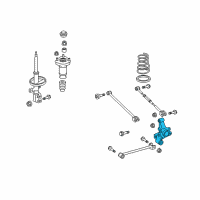 OEM Toyota Highlander Knuckle Diagram - 42304-48021
