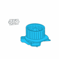 OEM Jeep Liberty Motor-Blower With Wheel Diagram - 68038826AB