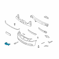 OEM 2014 Infiniti Q60 Distance Sensor Assembly Diagram - 28437-1NG2B