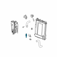 OEM 2003 Jeep Liberty Sensor-COOLANT Temperature Diagram - 56027873